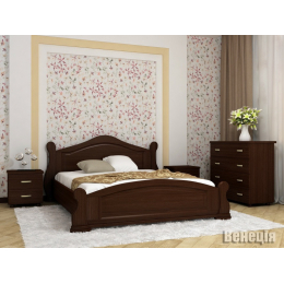 Ліжко дерев'яна 160х200 'Венеція' від Явіто (11 варіантів кольорів)