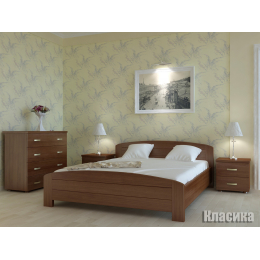 Ліжко дерев'яна 160х200 'Класика' Явіто (11 варіантів кольорів)