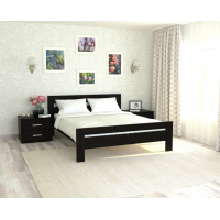Двуспальная деревянная кровать Селена 160х200см Летро (9 вариантов цвета)