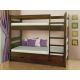 Ліжко дерев'яне, 2-х ярусна 80*200 Селену Летро (9 варіантів кольору)