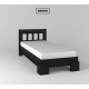 Односпальне дерев'яне ліжко Ярина 90*200см Летро (9 варіантів кольору)