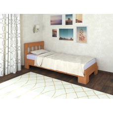 Односпальная деревянная кровать Ярина 90*200см Летро (9 вариантов цвета)