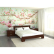 Двоспальне дерев'яне ліжко Ярина 160х200см Летро (9 варіантів кольору)