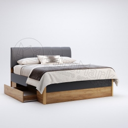 Двоспальне сучасна ліжко 160*200см Рамона від 'Миро-Марк'