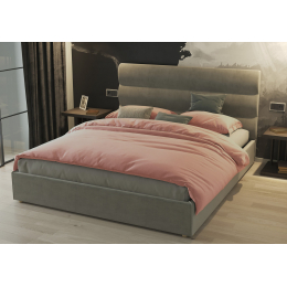 М'яка сучасне ліжко двоспальне 'Джойс' від Шик-Галичина (різні розміри)