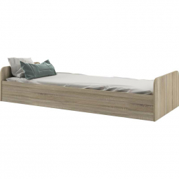 Односпальне ліжко 'Саванна' Світ Меблів (дуб крафт сірий)
