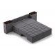 Прямий диван розкладний 264 см 'Елата' від Шик-Галичина (різні варіанти тканини)