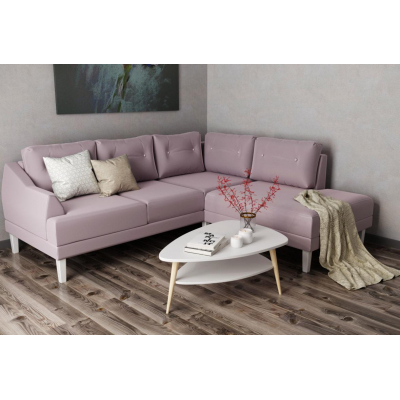 Кутовий диван у вітальню 245 см 'Еден' від Шик-Галичина (різні варіанти тканини)