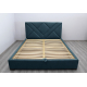 М'яка двоспальне Ліжко 160*200см 'Стелла' Шик Галичина (різні розміри і варіанти оббивки)