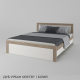 Ліжко двоспальне 160*200 см 'Модуль' ЛДСП від Летро (15 варіантів кольору)