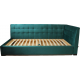 Односпальная мягкая угловая кровать 'Лео'  90*200 см от Шик-Галичина (разные размеры)