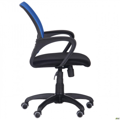 Крісло комп'ютерне 'Веб' від AMF (чорний, синя сітка)