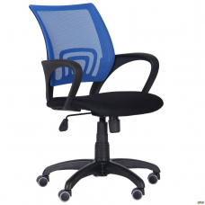 Кресло компьютерное 'Веб' от AMF (черный, синяя сетка)