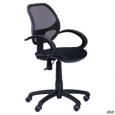 Кресло компьютерное 'Байт' от AMF (черный, черная сетка)