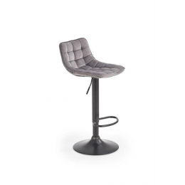 Барный стул H-95 серый/черный (серый / черный)