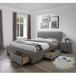 Ліжко Modena 160 x 200 см (сірий)