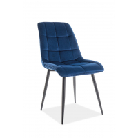 Стул Signal Chic Velvet Синий (CHICVCGR)