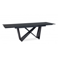 Стол обеденный Signal Cavalli 90x160(240) см Черный матовый (CAVALLICC160)