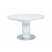 Стол обеденный Signal Stratos 120х120 см Белый (STRATOSBB120)
