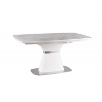 Стол обеденный Signal Saturn II Ceramic 90X160(210) см Белый (SATURNIICBB160)