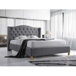 Двоспальне ліжко Signal Aspen 160X200 Сірий (ASPEN160SZD)