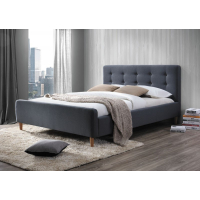 Двуспальная кровать Signal Pinko 160X200 Серый (PINKO160SZ)