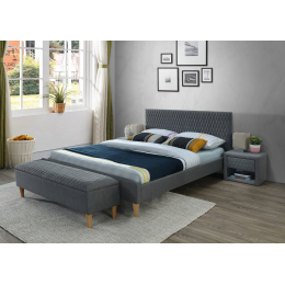 Двуспальная кровать Signal Azurro 160X200 Серый (AZURRO160SZ)