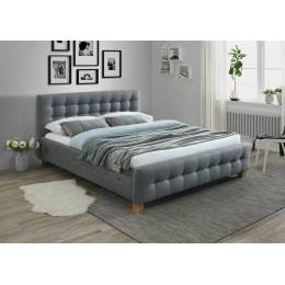 Двуспальная кровать Signal Barcelona 160X200 Серый (BARCELONA160SZ)