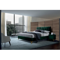 Двоспальне ліжко Signal Mirage Velvet 160X200 Зелений (MIRAGEV160Z)
