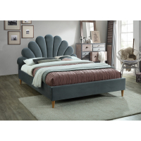 Двоспальне ліжко Signal Santana Velvet 160X200 Сірий (SANTANAV160SZD)