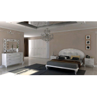 Спальний гарнітур Миро-Марк Імперія 6Д модерн білий Глянець (31343)