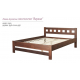 Кровать деревянная 160*200 'Верона' от Мебель Сервис (орех)