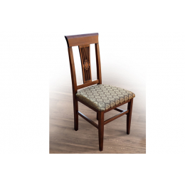 Деревянный стул жесткая спинка 'Алла' (орех) от Микс Мебель