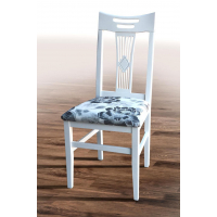 Дерев'яний стілець 'Юлія' (білий) жорстка спинка (Хелена 1) від Мікс Меблі