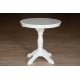 Круглий розсувний стіл Чумак-2 d=80см (білий, слонова кістка) від Мікс Меблі