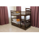 Двухъярусная деревянная кровать с подъёмным механизмом 'Бэмби' от Дримка (разные размеры и цвета)