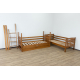 Двоярусне дерев'яне ліжко з підйомним механізмом 'Бембі' від Дрімка (різні розміри та кольори)