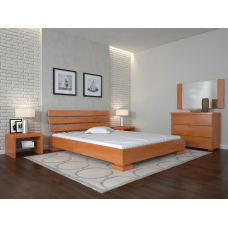 Ліжко дерев'яне 'Прем'єр' 160*200 см від Arbor (різні кольори та розміри)