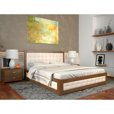 Ліжко дерев'яне з підйомним механізмом 'Рената М' від Arbor (різні кольори та розміри)