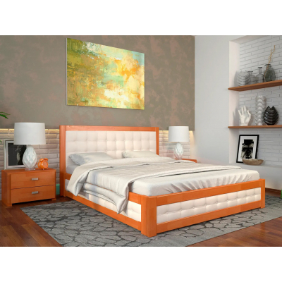 Ліжко дерев'яне з підйомним механізмом 'Рената М' від Arbor (різні кольори та розміри)