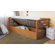 Дитяче дерев'яне ліжко 'Немо Люкс' від Arbor (різні кольори)