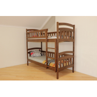 Двухъярусная деревянная кровать 80*190 'Белоснежка' от Дримка (разные размеры, цвета)