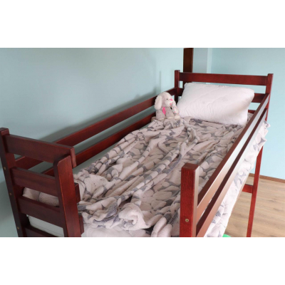 Одноярусне дерев'яне ліжко - це горка 80*200 'Шрек' від Дремка (різні розміри, кольори)