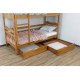 Двухъярусная деревянная кровать 'Маугли' от Дримка (разные размеры и цвета)