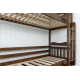 Двухъярусная деревянная кровать с подъёмным механизмом 'Маугли' от Дримка (разные размеры, цвета)