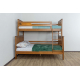 Двоповерхове дерев'яне ліжко 80*120*190 'Орхідея' від Дрімка (різні розміри, кольори)