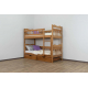 Двухъярусная деревянная кровать 80*190 'Рукавичка' от Дримка (разные размеры, цвета)