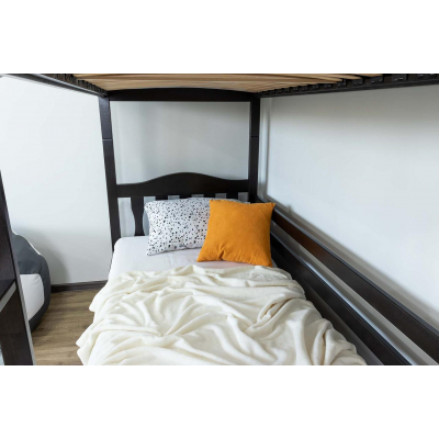 Двоярусне дерев'яне ліжко з підйомним механізом 'Сонька' від Дрімка (різні розміри та кольори)