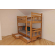 Двоярусне дерев'яне ліжко 'Том і Джеррі' від Дремка (різні розміри і кольори)