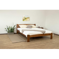 Двухспальная деревянная кровать 120*200см  'Дональд' от Дримка (разные размеры и цвета)